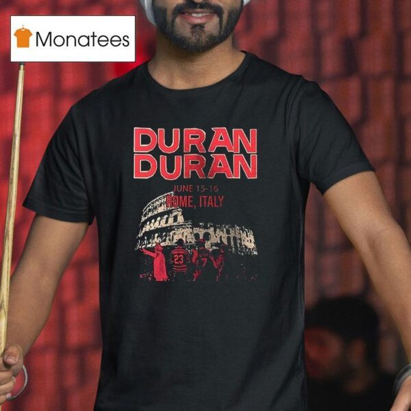 Duran Duran Rome Italy Photo Vintage T Shirt