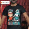 Florida Gators Miami Dolphins Snoopy Merry Peanuts Christmas T Shirt