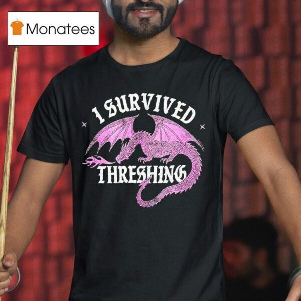 Fourth Wing I Survived Threshing Dragon T Shirt