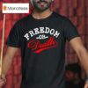 Freedom Or Death Text Design T Shirt
