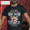 God First Family Second Then Denver Broncos Football Mascot T Shirt