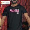 Green Bay Packers S X Breast Cancer Awareness Month Sunflower T Shirt
