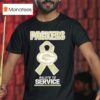 Green Bay Packers Salute To Service T Shirt