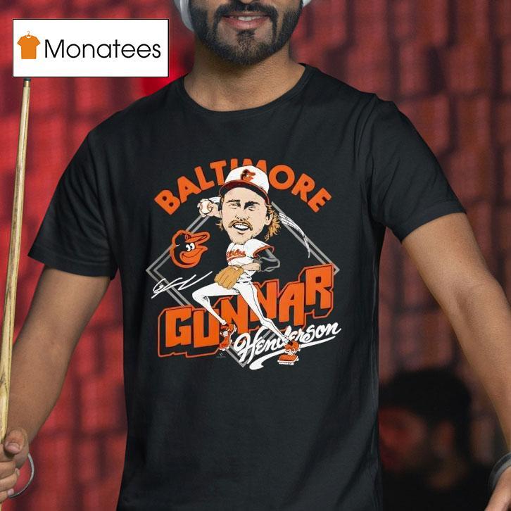 Gunnar Henderson Funny Baltimore Orioles Signature T Shirt Gunnar Henderson Funny Baltimore Orioles Signature T Shirt