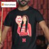 Harper Murray Nebraska Cornhuskers Pepper Portrai T Shirt