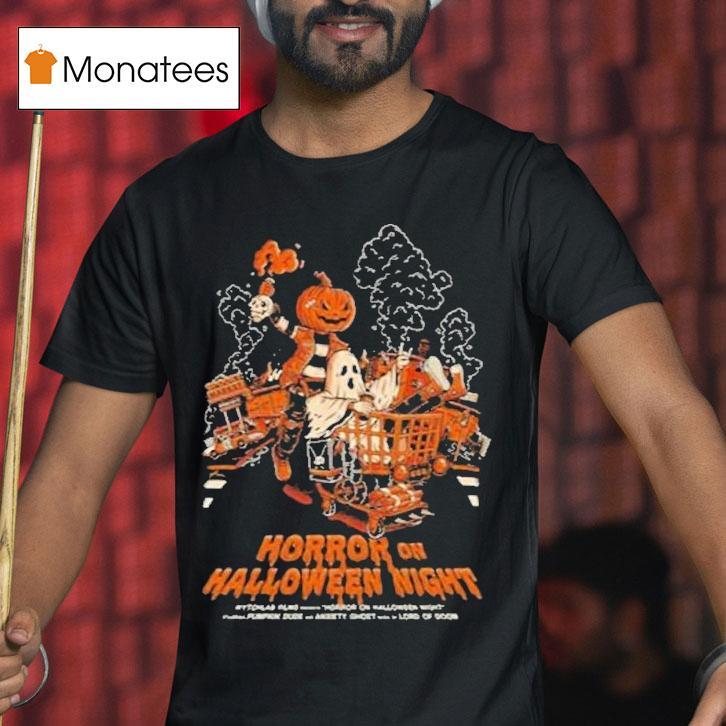 Horror On Halloween Nigh T Shirt Horror On Halloween Nigh T Shirt