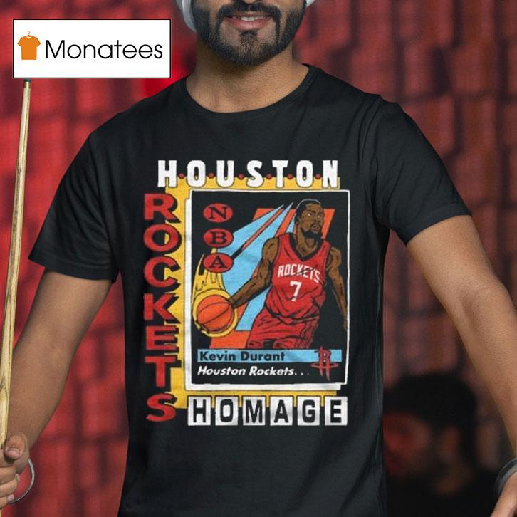 Houston Rockets Trading Card Kevin Duran T Shirt Houston Rockets Trading Card Kevin Duran T Shirt