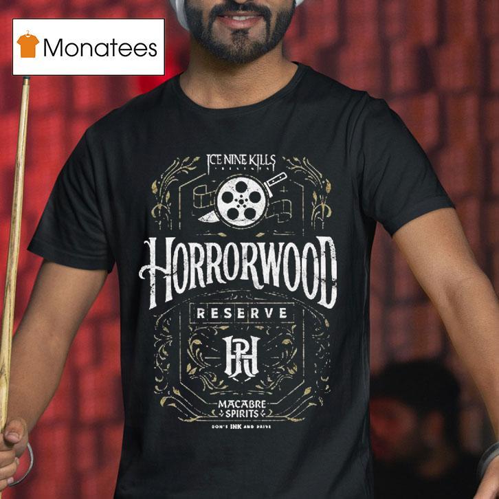 Ice Nine Kills X The Laugh Track Horrorwood Reserve T Shirt Ice Nine Kills X The Laugh Track Horrorwood Reserve T Shirt