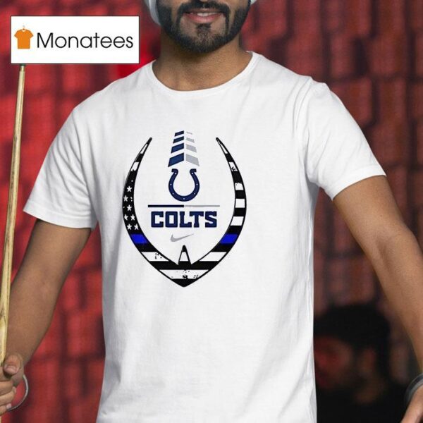 Indianapolis Colt Police Law Enforcement Appreciation Day Logo T Shirt