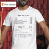 Jesus Paid It All It Lists Various Human Struggles And Sins T Shirt