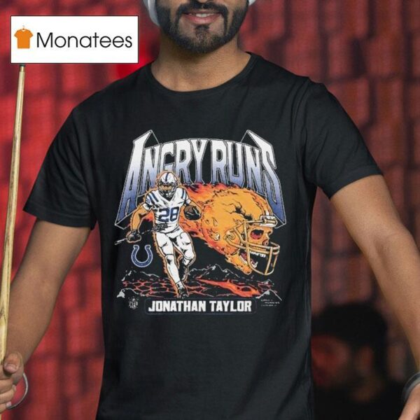 Jonathan Taylor Angry Runs Indianapolis Colts T Shirt