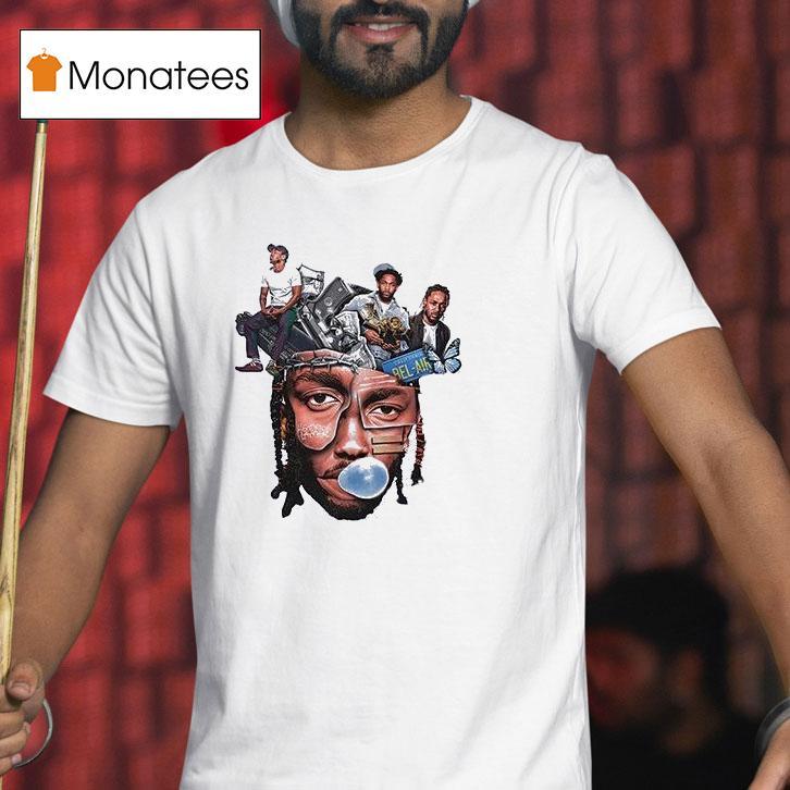 Kendrick Lamar California Bel Air They Not Like Us Portrait Graphic T Shirt Kendrick Lamar California Bel Air They Not Like Us Portrait Graphic T Shirt