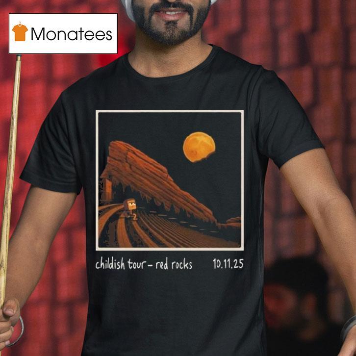 Lane Childish Tour Morrison Colorado Red Rocks Oct T Shirt Lane Childish Tour Morrison Colorado Red Rocks Oct T Shirt