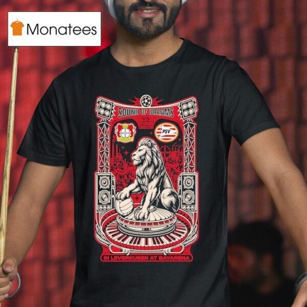 Leverkusen Vs Psv Bayarena Leverkusen Germany October Lion T Shirt