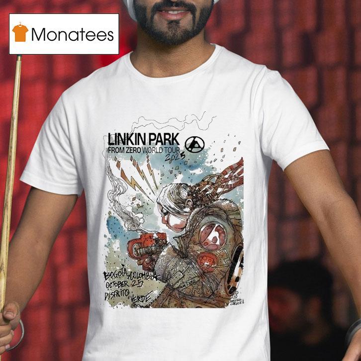 Linkin Park From Zero Tour At Distrito Verde In Bogota Dc On October T Shirt Linkin Park From Zero Tour At Distrito Verde In Bogota Dc On October T Shirt