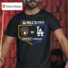 Los Angeles Dodgers Vs Milwaukee Brewers Nlcs Batter S Box Matchup T Shirt