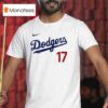 Los Angeles Dodgers X Sevenn Hoshi Signature T Shirt