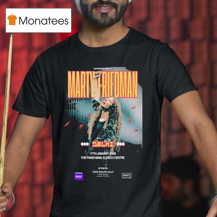 Marty Friedman Jan The Piano Man T Shirt Marty Friedman Jan The Piano Man T Shirt