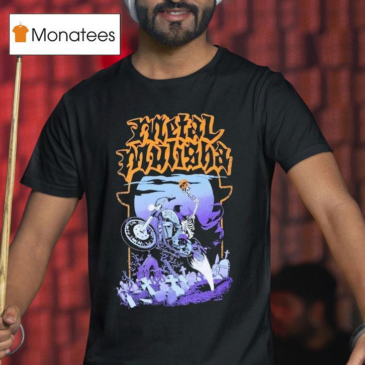 Metal Mulisha Raise Hell Skeleton Motor Halloween T Shirt Metal Mulisha Raise Hell Skeleton Motor Halloween T Shirt
