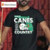 Miami Hurricanes This Is Canes Country Florida Map T Shirt