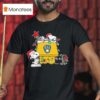 Milwaukee Brewers Snoopy Christmas Holiday T Shirt