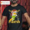 Mlb Pittsburgh Pirates Christmas Grinch Helmets Baseball Logo T Shirt