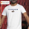 Montana State X Freedom Charlie Kirk T Shirt