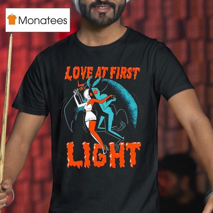 Mothman Love At First Ligh T Shirt Mothman Love At First Ligh T Shirt