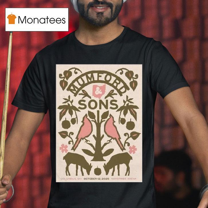 Mumford And Sons Columbus Oh October T Shirt Mumford And Sons Columbus Oh October T Shirt