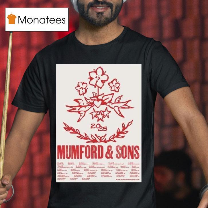 Mumford And Sons Rushmere North America Tour Schedule Dates T Shirt Mumford And Sons Rushmere North America Tour Schedule Dates T Shirt