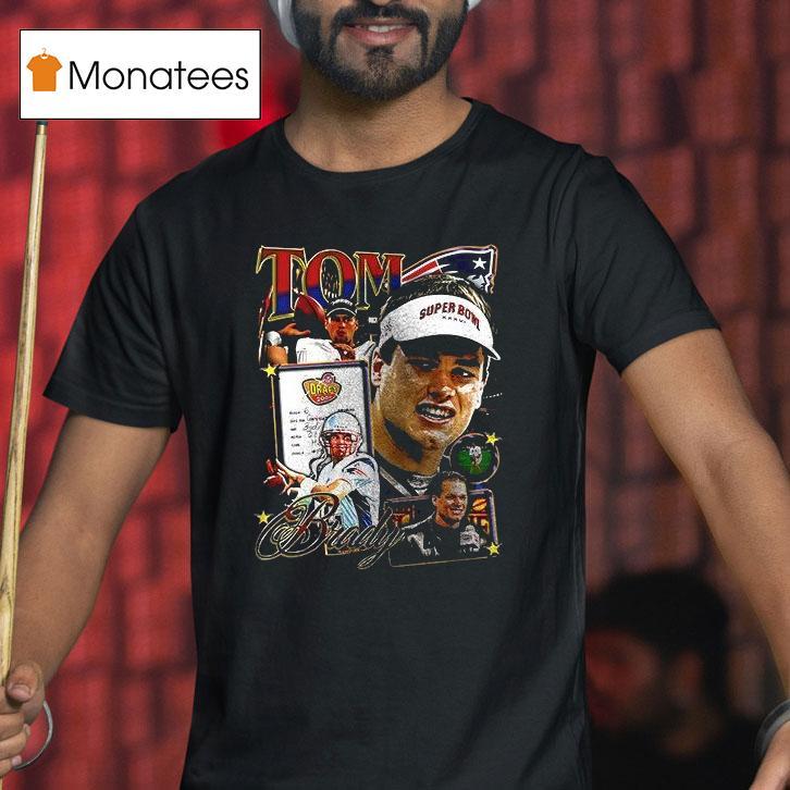 New England Patriots Tom Brady Th Round To The Goat Signature T Shirt New England Patriots Tom Brady Th Round To The Goat Signature T Shirt