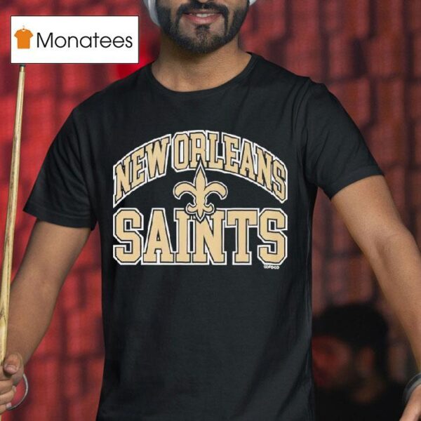 New Orleans Saints Victory Baseball Logo T Shirt