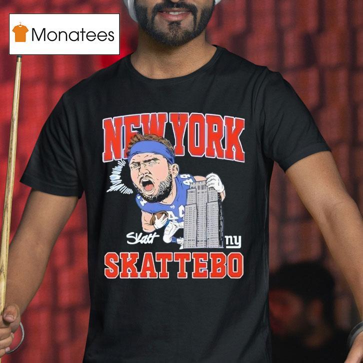 New York Giants Cam Skattebo Football Signature T Shirt New York Giants Cam Skattebo Football Signature T Shirt