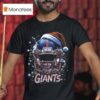 New York Giants Nfl Helmet Merry Christmas T Shirt