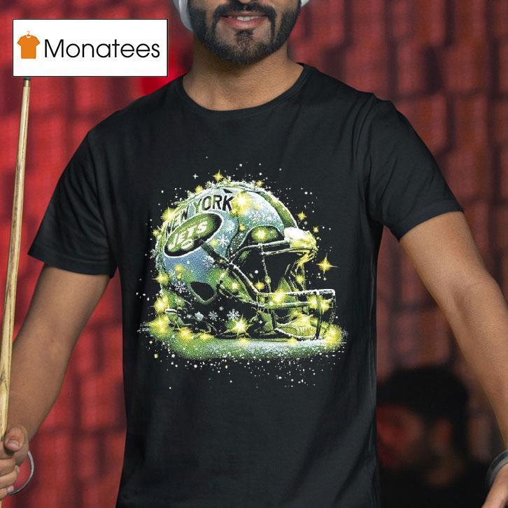 New York Jets Nfl Helmet Merry Christmas T Shirt New York Jets Nfl Helmet Merry Christmas T Shirt