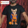 New York Knicks X Bulldog Hoop Dogs T Shirt
