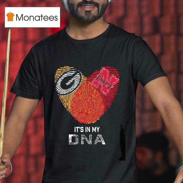 Original Green Bay Packers And Nebraska Cornhuskers Heart It S In My Dna T Shirt Original Green Bay Packers And Nebraska Cornhuskers Heart It S In My Dna T Shirt