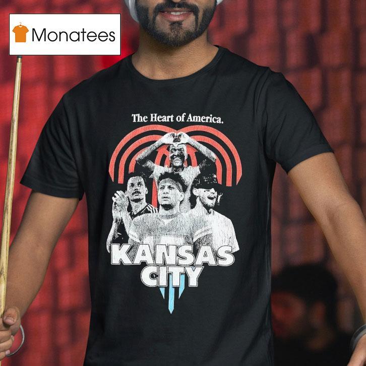 Patrick Mahomes Kansas City Chiefs Kansas City Royals Kansas City The Heart Of America T Shirt Patrick Mahomes Kansas City Chiefs Kansas City Royals Kansas City The Heart Of America T Shirt