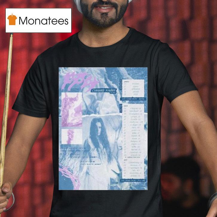 Poppy Constantly Nowhere Aus Eu Uk Tour T Shirt Poppy Constantly Nowhere Aus Eu Uk Tour T Shirt