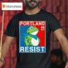 Portland Resist Frog T Shirt