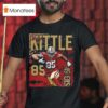 Premium George Kittle San Francisco Ers Football Number Illustration T Shirt