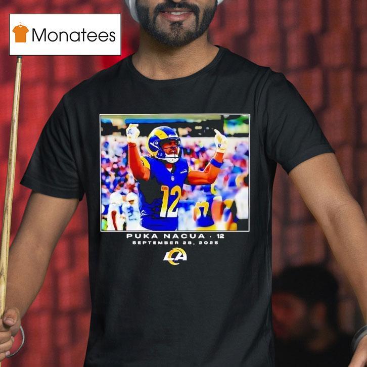 Puka Nacua Los Angeles Rams Football Nfl T Shirt Puka Nacua Los Angeles Rams Football Nfl T Shirt