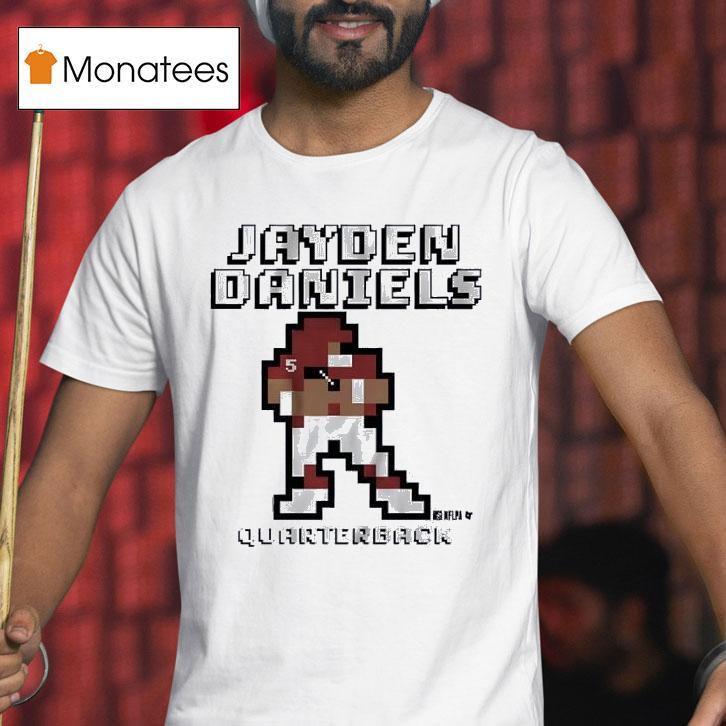 Quaterback Jayden Daniels Su Tigers Football Retro Baller T Shirt Quaterback Jayden Daniels Su Tigers Football Retro Baller T Shirt