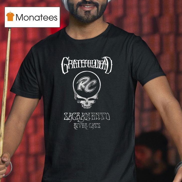 Sacramento River Cats X Grateful Dead Bear Mascot Baseball T Shirt Sacramento River Cats X Grateful Dead Bear Mascot Baseball T Shirt