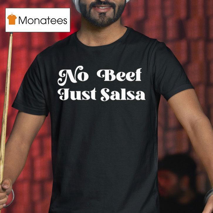 Selena Gomez Wearing No Beef Just Salsa T Shirt Selena Gomez Wearing No Beef Just Salsa T Shirt
