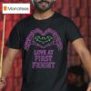 Skeleton Hand X Bat Love At First Frigh T Shirt