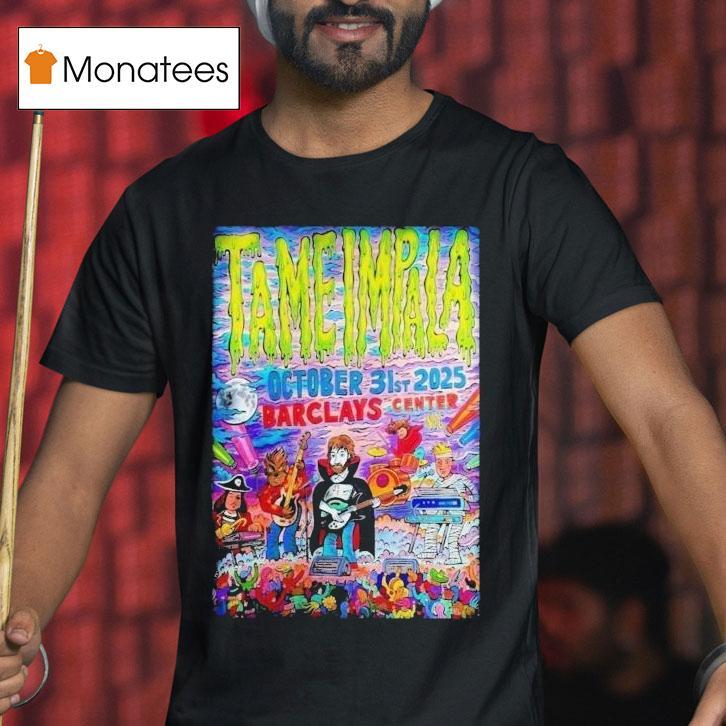 Tame Impala Barclays Center Brooklyn Ny Oct Tour T Shirt Tame Impala Barclays Center Brooklyn Ny Oct Tour T Shirt