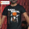 Tenderfoot Tv Radio Rental Foreign Film Pumpkin Head Halloween T Shirt