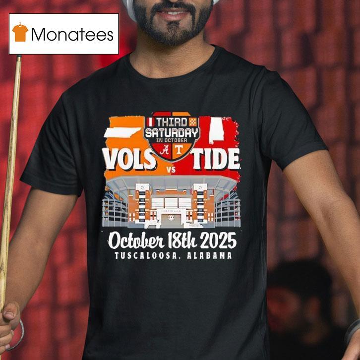 Tennessee Volunrs Vs Alabama Crimson Tide October Th T Shirt Tennessee Volunrs Vs Alabama Crimson Tide October Th T Shirt