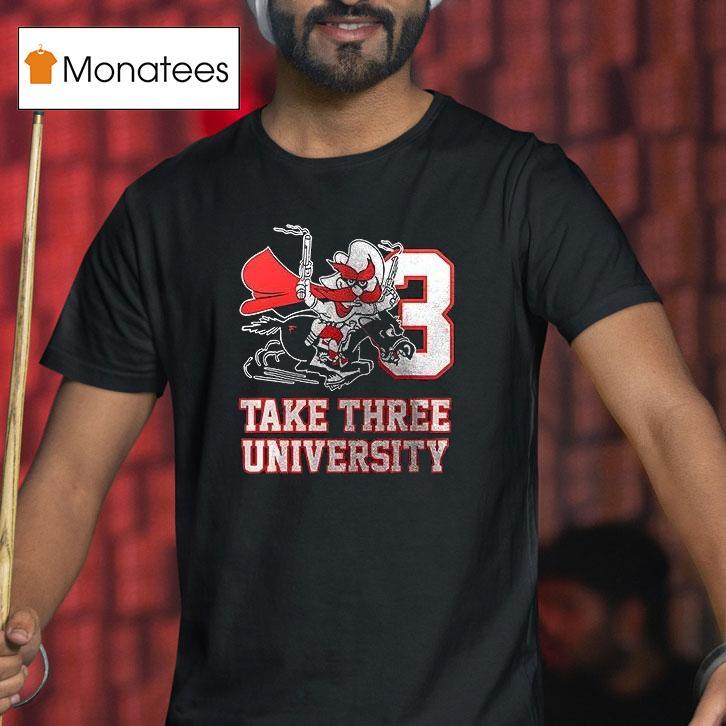 Texas Tech Red Raiders Take Three University Wreck Em T Shirt Texas Tech Red Raiders Take Three University Wreck Em T Shirt